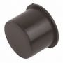 FloPlast Push Fit Waste Socket Plug - 32mm Black