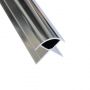Laminate Wall Panel External Corner Trim - 2420mm Silver