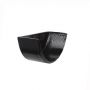 Cast Iron Half Round Gutter Internal Stopend - 100mm Black