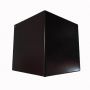 Aluminium Fascia L Profile External 90 Degree Corner - 150mm x 2mm Black