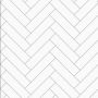 Internal Wall Panel - 250mm x 2600mm x 8mm Chevron White - Pack of 4