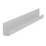 Fibre Cement Cladding Aluminium End Profile - 3mtr Agate Grey