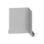 Aluminium Fascia J Profile Internal 90 Degree Corner - 300mm x 2mm White