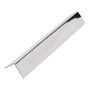 Guardian Internal Cladding PVC Right Angle - 2700mm x 15mm Chrome - For Bathrooms/ Showers/ Kitchens/ Ceilings