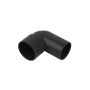 FloPlast Solvent Weld Waste Bend Swivel Male and Female - 90 Degree x 40mm Anthracite Grey