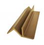 Standard Panel Composite Cladding Angle Trim  - 41mm x 3.6mtr Teak Edge Seal