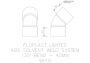 FloPlast Solvent Weld Waste Bend - 135 Degree x 40mm Grey - Pack of 5