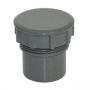 FloPlast Solvent Weld Waste Access Plug - 40mm Anthracite Grey