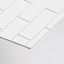 Compact Composite Vertical Wall Panel - 2440mm x 1220mm x 3mm - Pure White