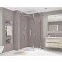 Wetwall Bathroom Wall Panel - 2440mm x 1220mm x 4mm - Deep Sea Blue / Smoked Rose