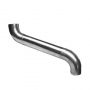 Zinc Round Downpipe Swan Neck Kit - 300mm to 450mm x 80mm