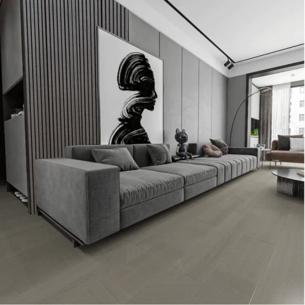 Slatted Acoustic Wall Panel - 600mm x 2400mm x 22mm Ash Grey