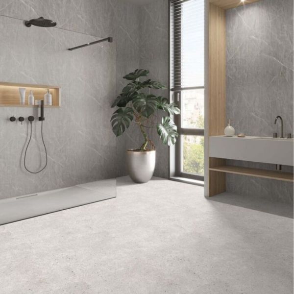 Bathroom Wall Panel - 1000mm x 2400mm x 10mm Pietra Grey