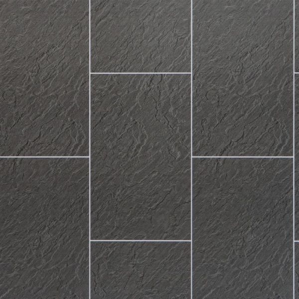 Bathroom Wall Panel - 1000mm x 2400mm x 10mm Grout Line Riven Slate Tile