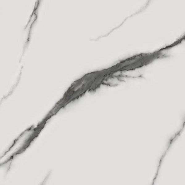 Bathroom Wall Panel - 1000mm x 2400mm x 10mm Charcoal Carrara Marble Super Matt