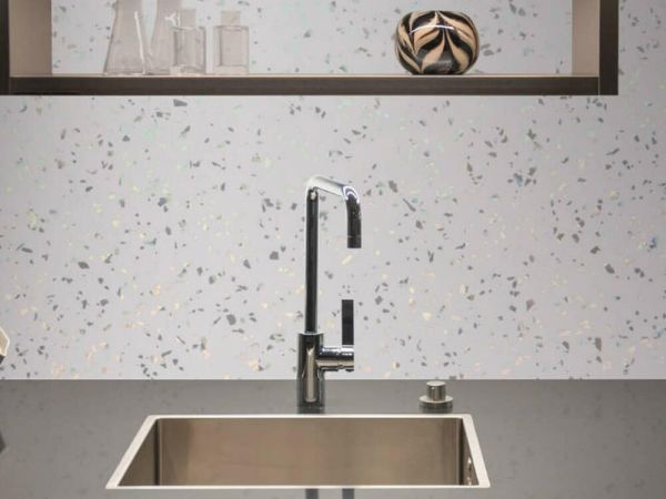 Internal Wall Panel - 250mm x 2600mm x 7.5mm White Sparkle - Pack of 4