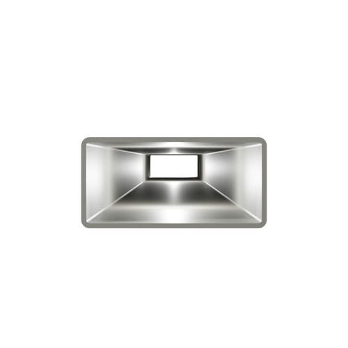 Monsoon Rectangular Ventilation Duct Flat Duct - 110mm x 54mm x 1.5mtr