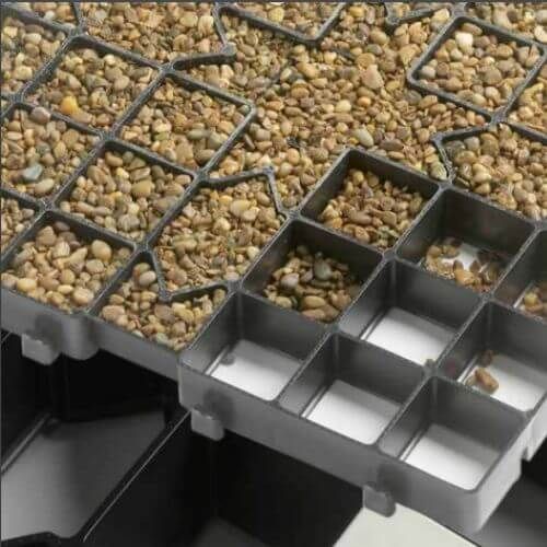 Naylor Metropave Plus Ground Guard Tile - 500mm x 500mm x 40mm - Pack of 100