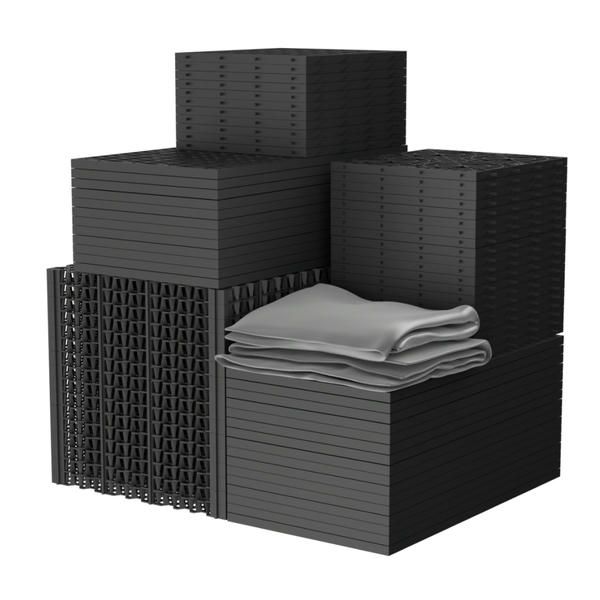 Rainsmart 65 Tonne Soakaway Crate Set For Heavier Soils Flat-Packed - 1 Cubic Metre Kit