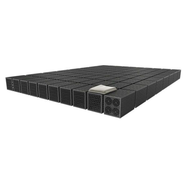 Rainsmart 24 Tonne Shallow Soakaway Crate Set Flat-Packed - 10 Cubic Metre Kit