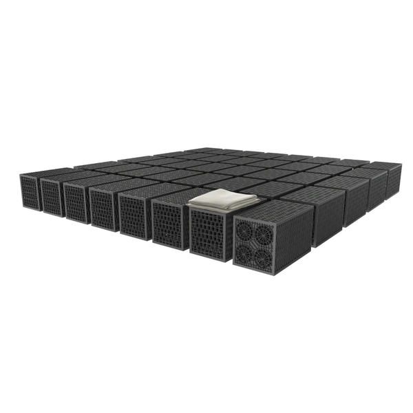 Rainsmart 24 Tonne Shallow Soakaway Crate Set Flat-Packed - 5 Cubic Metre Kit