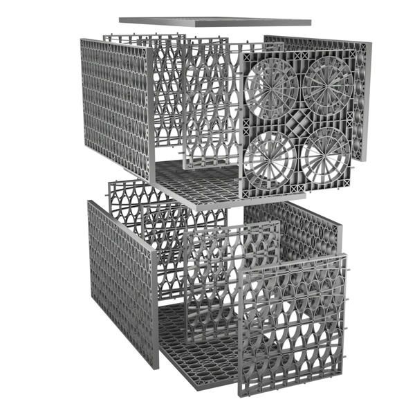 Rainsmart 24 Tonne Soakaway Crate Set Flat-Packed - 50 Cubic Metre Kit