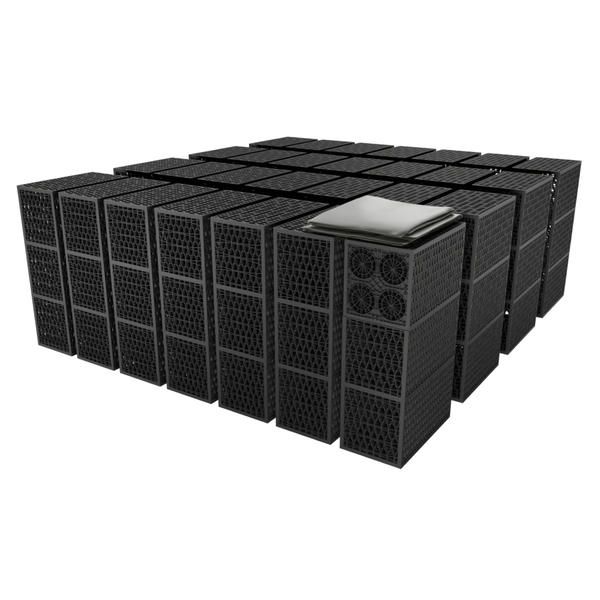 Rainsmart 24 Tonne Triple Soakaway Crate Set Flat-Packed - 10 Cubic Metre Kit