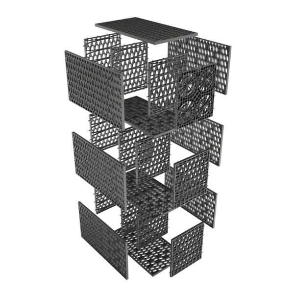 Rainsmart 24 Tonne Triple Soakaway Crate Set Flat-Packed - 10 Cubic Metre Kit