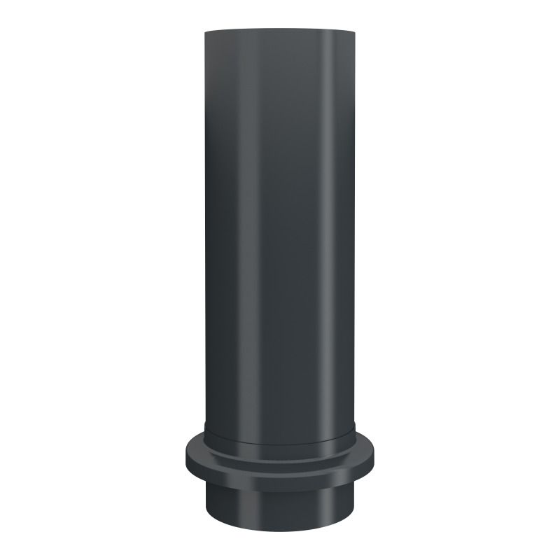 Lindab Aluminium Drain Shoe - 100mm Anthracite Grey