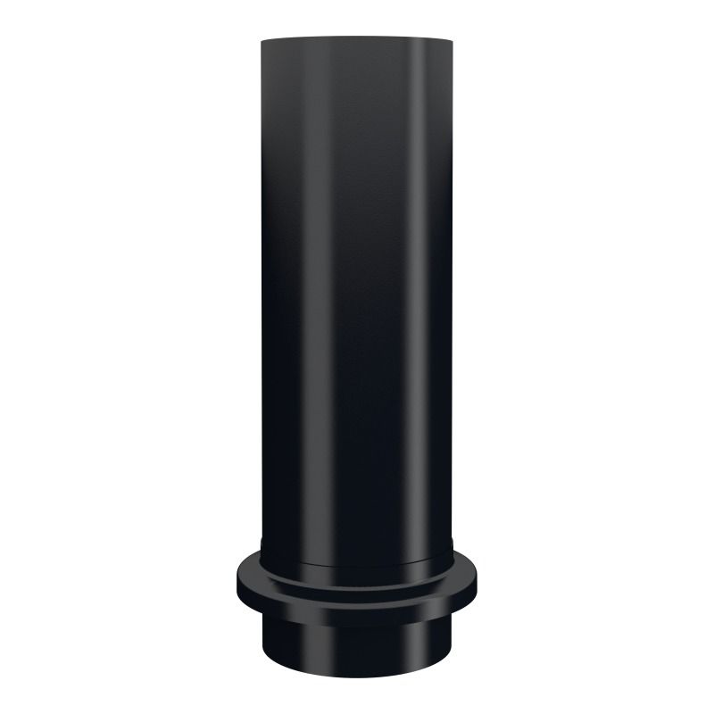 Lindab Aluminium Drain Shoe - 100mm Black
