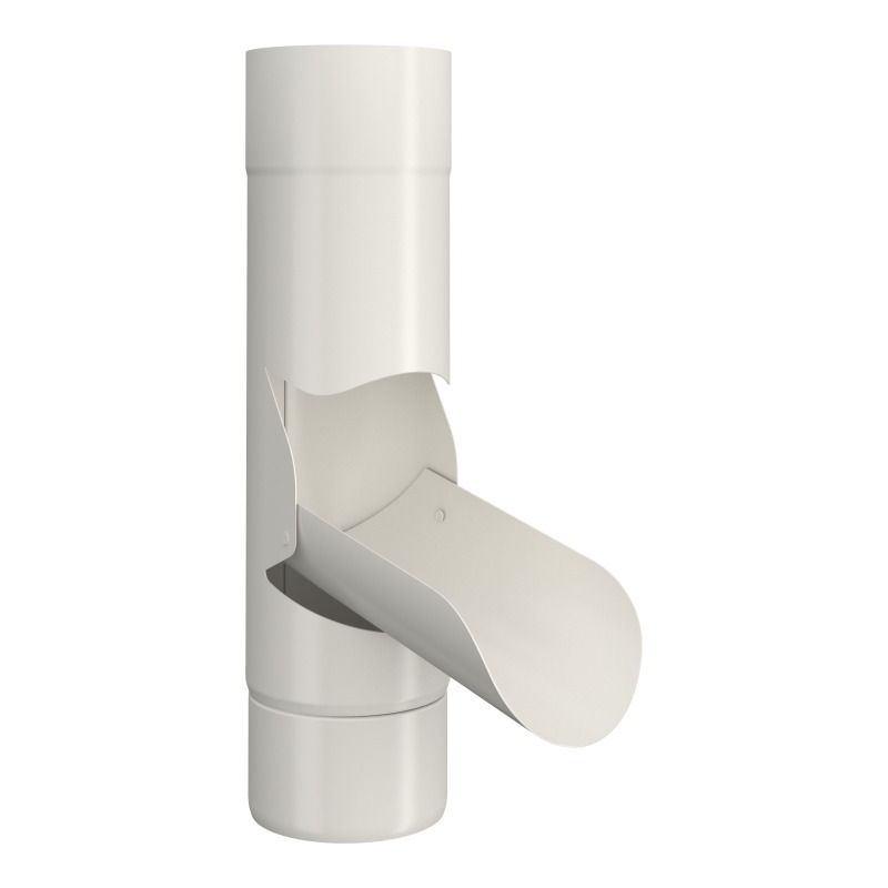 Lindab Aluminium Adjustable Diverter - 87mm White
