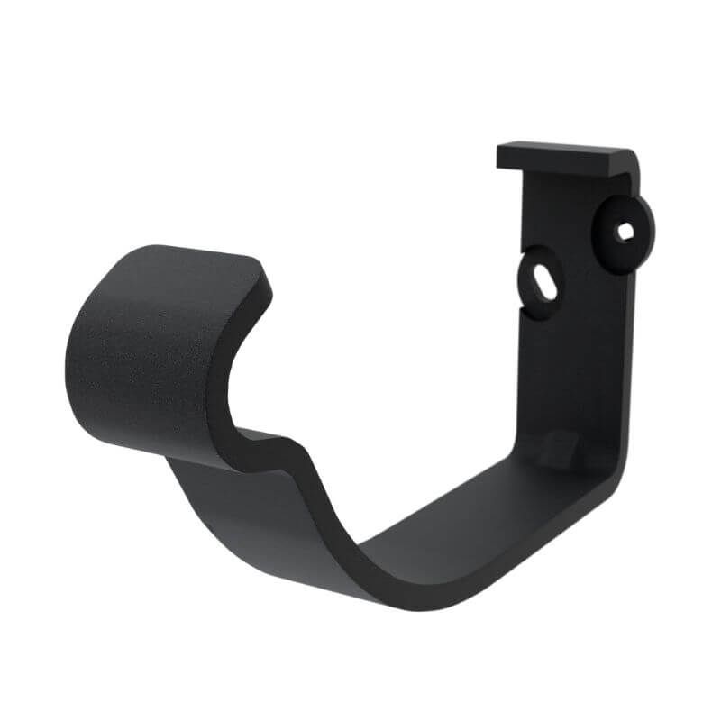 Lindab Aluminium Gutter Fascia Bracket - 150mm Black