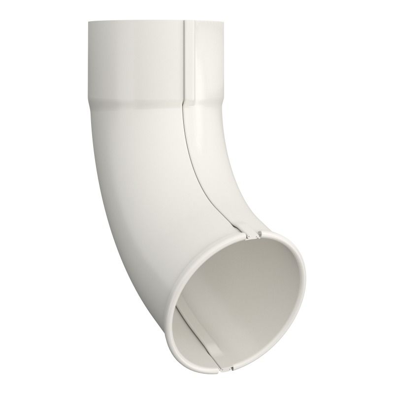 Lindab Aluminium Pipe Shoe - 100mm White