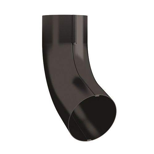 Lindab Steel Conical Downpipe Bend 70 - 120mm Black