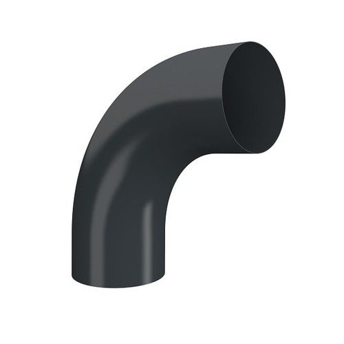 Lindab Steel Conical Downpipe Bend 85 - 75mm Anthracite Grey