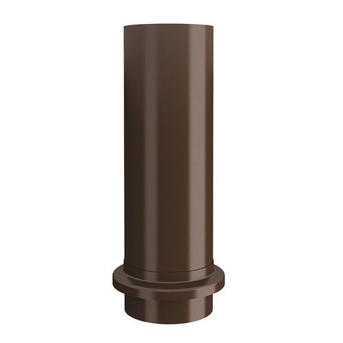 Lindab Steel Drain Shoe - 100mm Brown