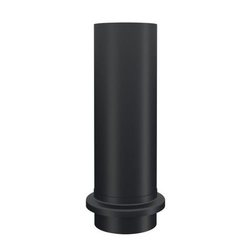 Lindab Steel Drain Shoe - 100mm Matte Black