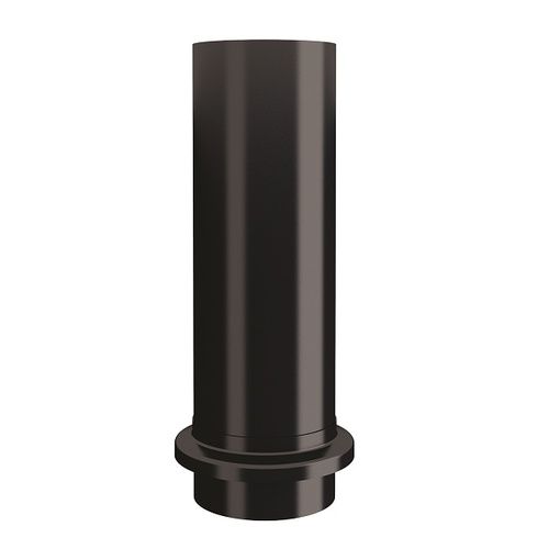 Lindab Steel Drain Shoe - 120mm Black