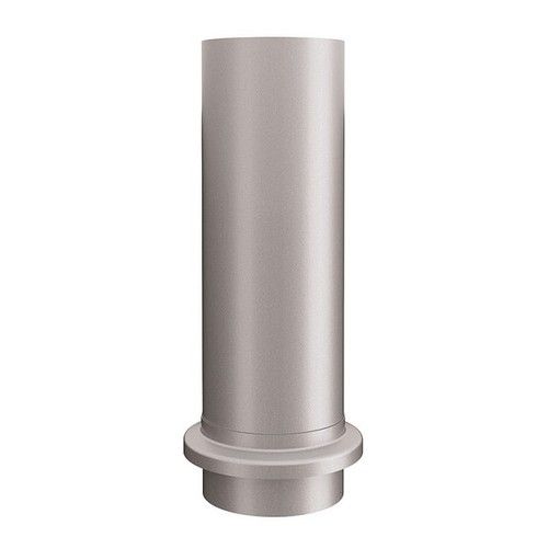 Lindab Steel Drain Shoe - 87mm Silver Metallic