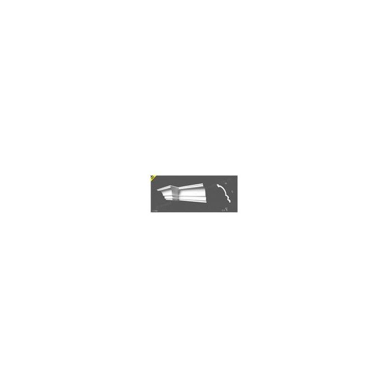 Cornice Moulding Exterior - 2000mm x 270mm x 260mm White