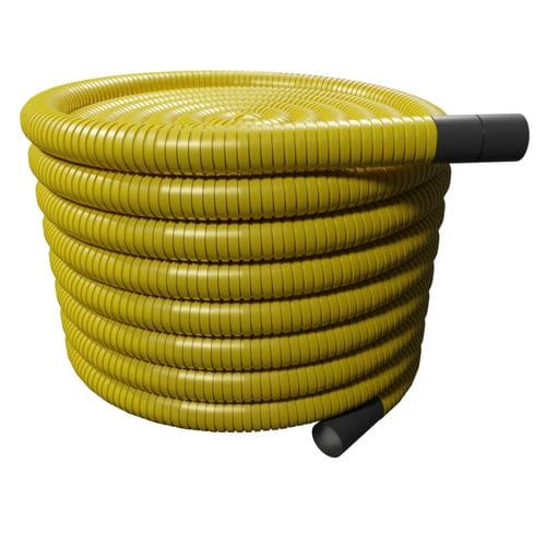 Flexi Underground Ducting Perforated Gas - 80mm (O.D.) x 50mtr Yellow Coil