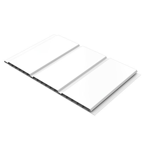 300mm White Hollow Soffit Board - 10mm x 5mtr