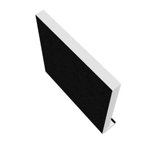 150mm Black Ash Woodgrain Fascia Board - 18mm x 5mtr