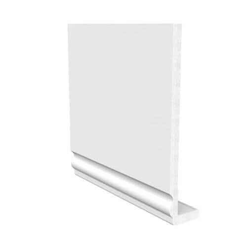 175mm White Ogee Fascia Capping Board - 10mm x 5mtr