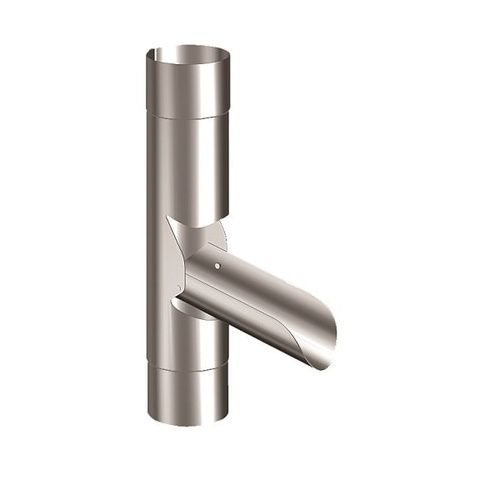 Lindab Magestic Steel Adjustable Diverter - 87mm Galvanised