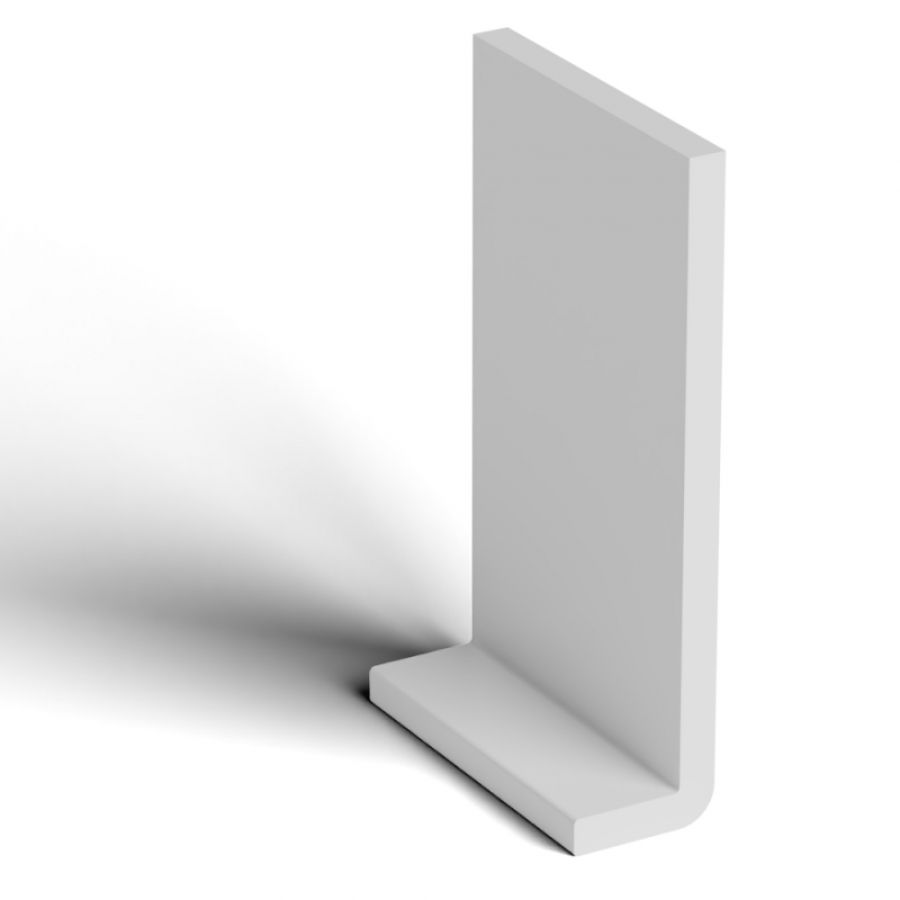 175mm White Fascia Capping Board - 10mm x 5mtr