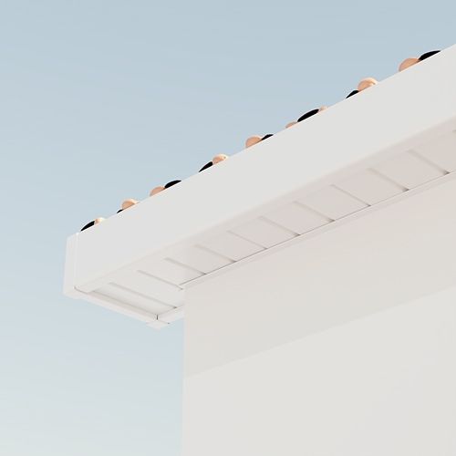 200mm White Fascia Capping Board - 10mm x 5mtr