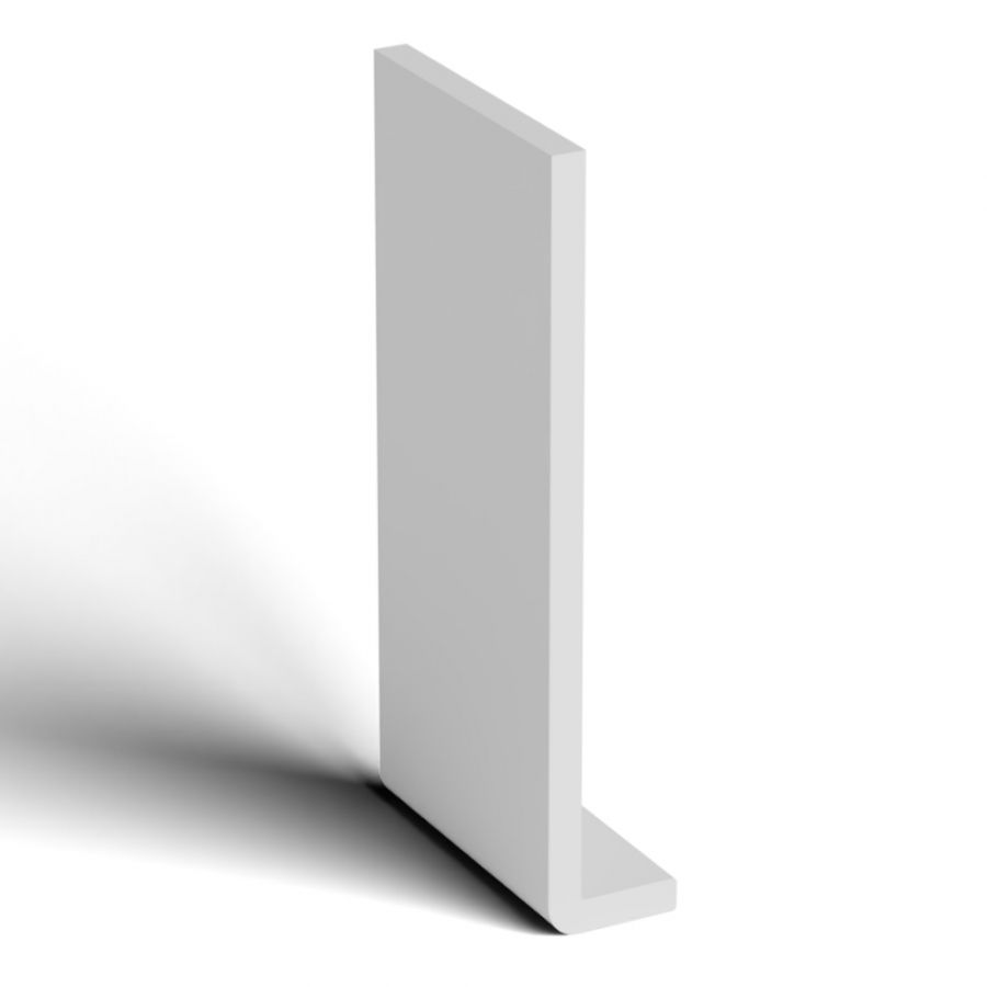 225mm White Fascia Capping Board - 10mm x 5mtr - Pack of 2