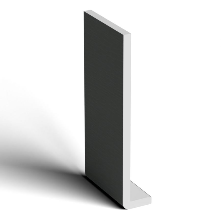 225mm Anthracite Grey Woodgrain Fascia Capping Board - 10mm x 5mtr
