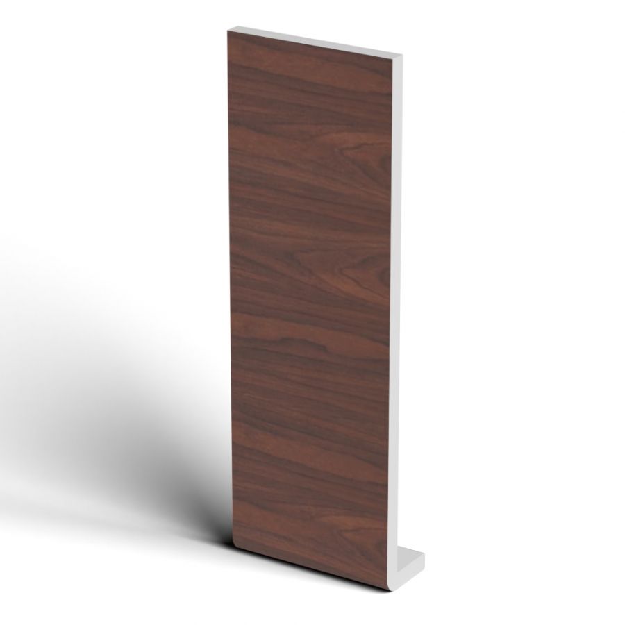300mm Rosewood Woodgrain Fascia Capping Board - 10mm x 5mtr - Pack of 2
